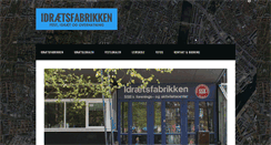 Desktop Screenshot of idraetsfabrikken.dk